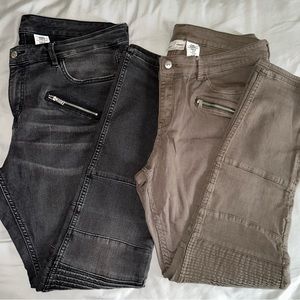 H&M Women’s Plus Size Ribbed Knee Jeans (2 pcs)